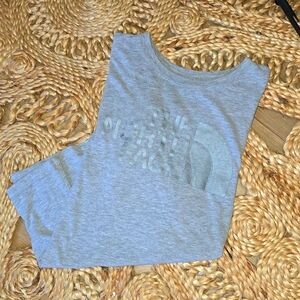 Women's North Face Gray Tee Size L